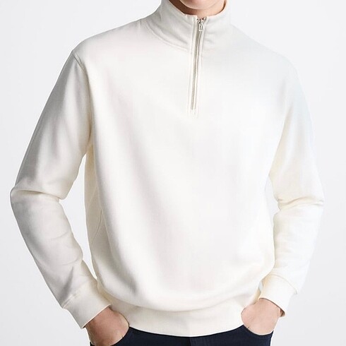  Zara halfzip sweatshirt