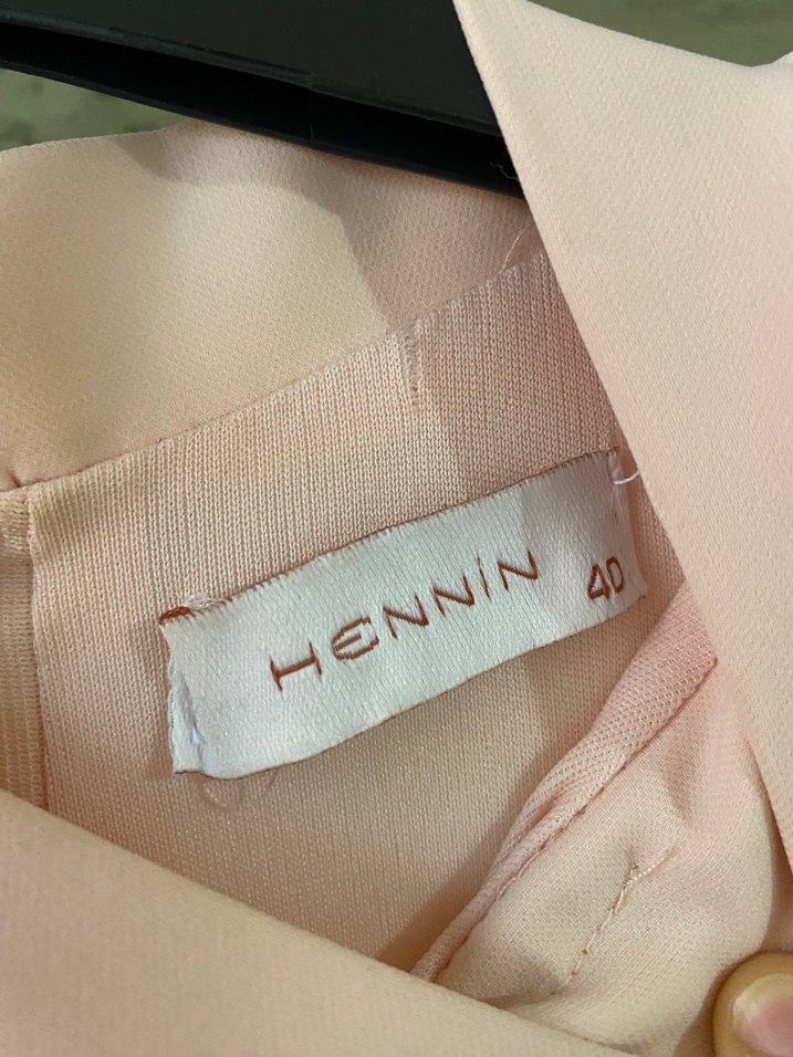 Bej İşlemeli Uzun Kollu Kadın Abiye Elbise - Görsel 2