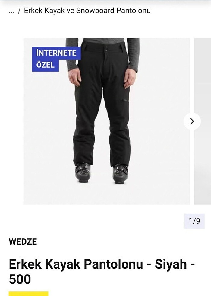 Erkek Kayak Pantolonu - Görsel 3