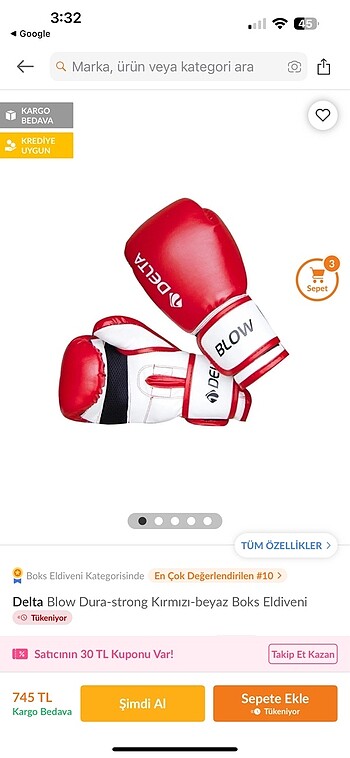 Çocuk boks kaskı ve eldiven - Görsel 5