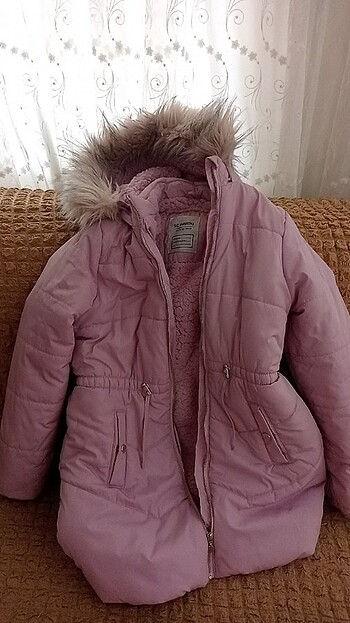 10 Yaş Beden mor Renk Lcw 10-11 yaş içi polar mont