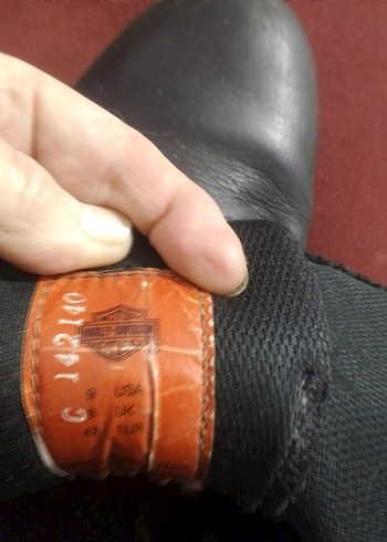 42 Numara Orjinal Harley Davidson Erkek Bot - Görsel 16