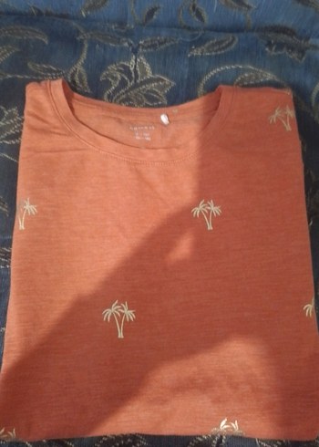 Name İt Palmiye Baskılı T-shirt - Görsel 5