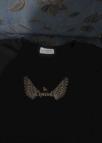 Melek Kanadı Baskılı T-shirt - Görsel 2