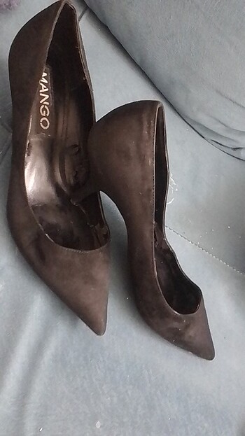38 Numara Süet Mango Stiletto
