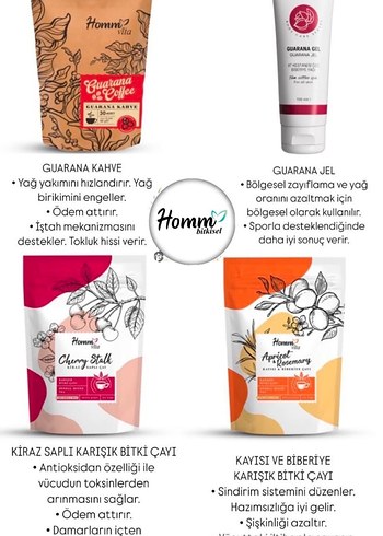 Guarana Kahve ve Bitki Çayı Seti