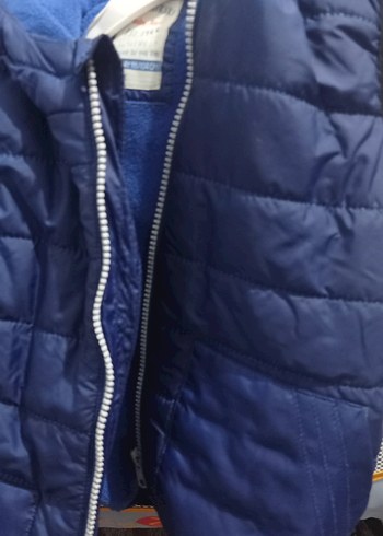 mavi çocuk şişme mont
