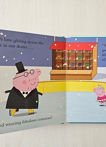  Beden Renk Peppa Pig İngilizce Karton Kitap 