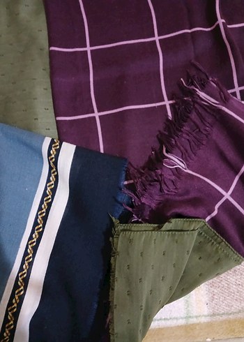 Çok Renkli Farklı model şallar - Görsel 6