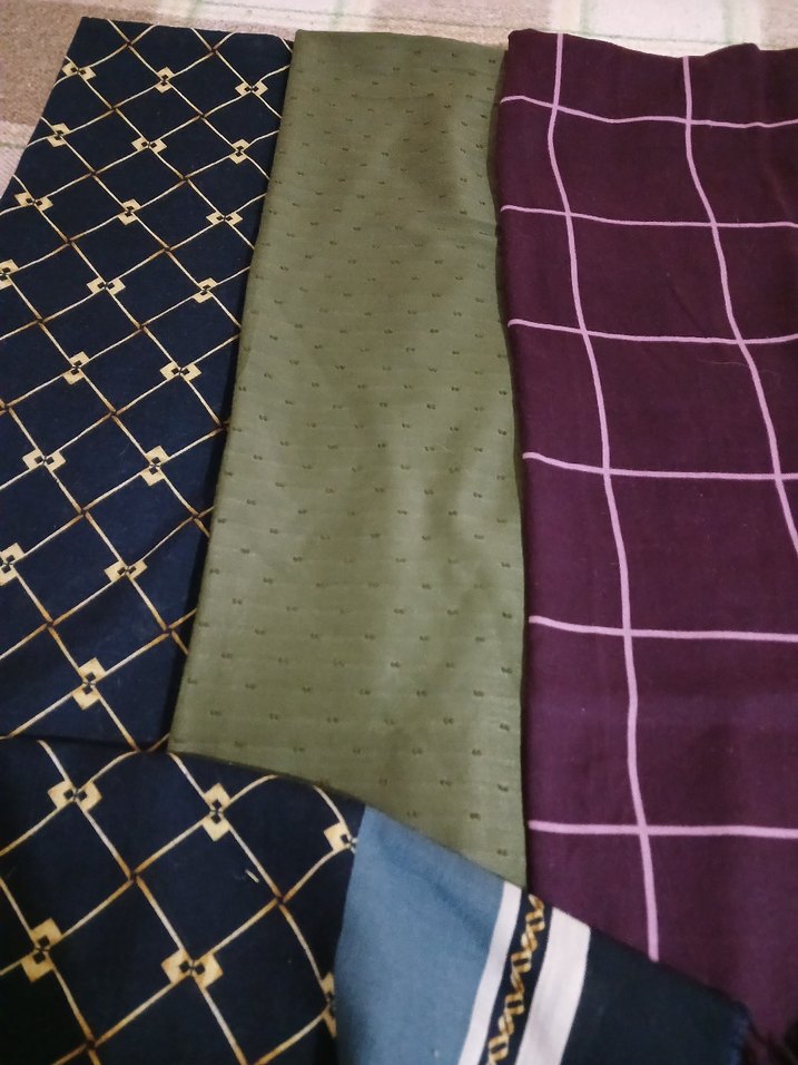 Çok Renkli Farklı model şallar - Görsel 2