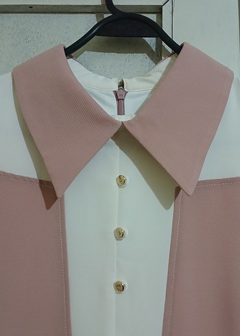 Pembe Uzun Kollu Elbise - Görsel 2