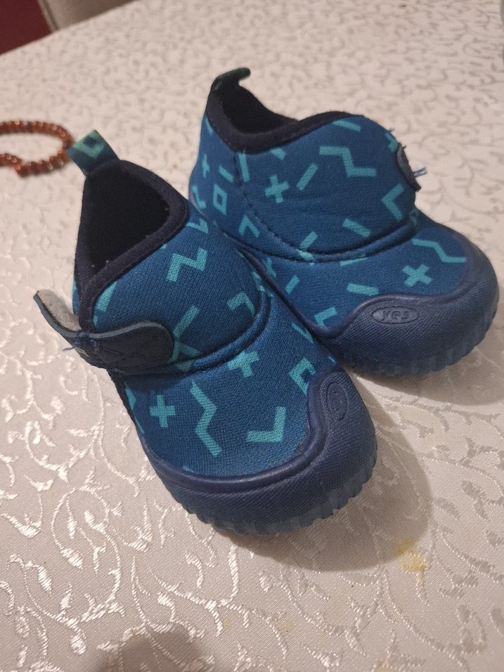 Mavi Erkek Bebek İlk Adım Ayakkabısı - Görsel 2