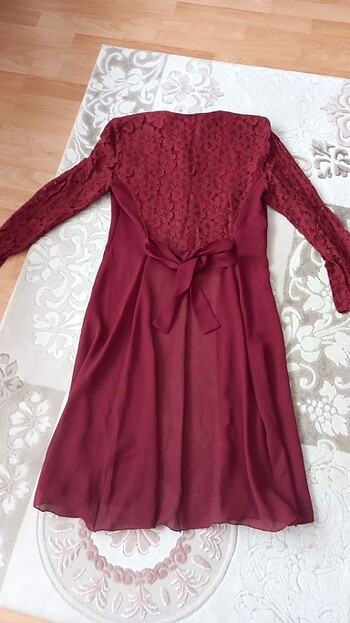 Güpür şık elbise - Görsel 2