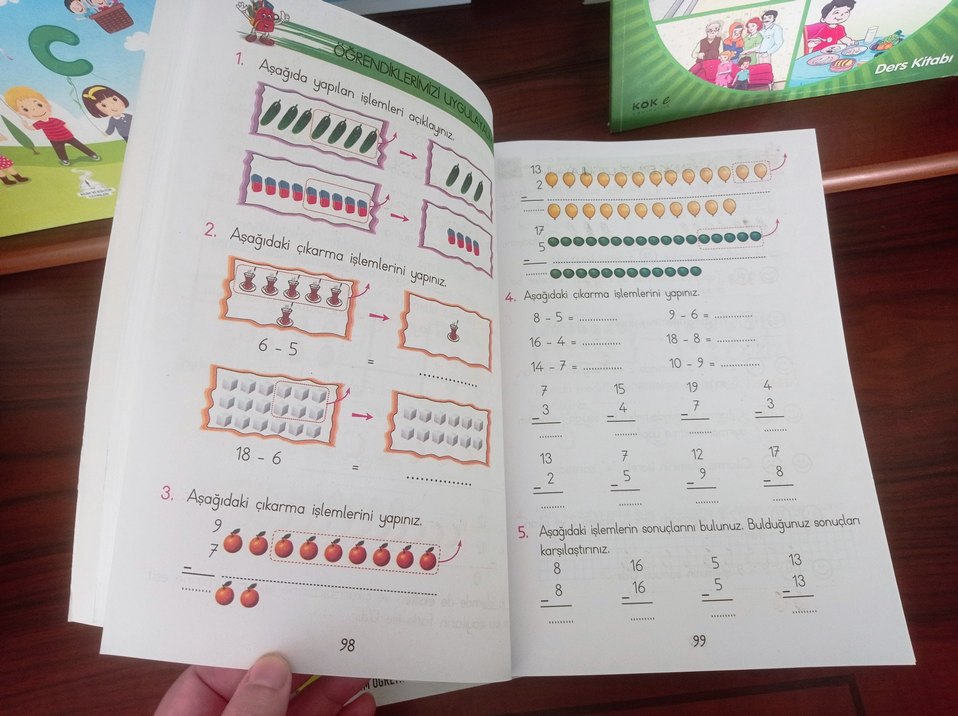 İlkokul 1. Sınıf Ders Kitapları - Görsel 5