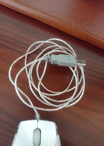 Gri Kablolu  Mouse - Görsel 5