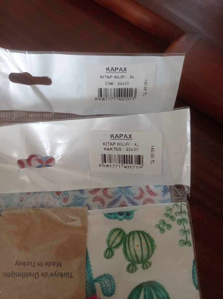 Çok Renkli Baskılı Kitap Kılıfları XL ebat - Görsel 5