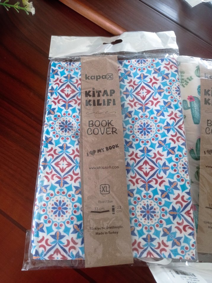 Çok Renkli Baskılı Kitap Kılıfları XL ebat - Görsel 3