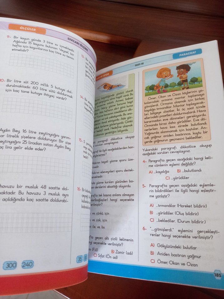3. Sınıf Artıbir Yayın Paragraf Problem Soru Bankası - Görsel 4