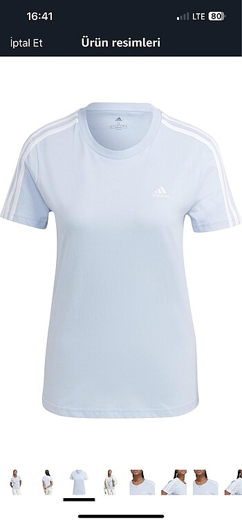 xs Beden Adidas kadın tişört