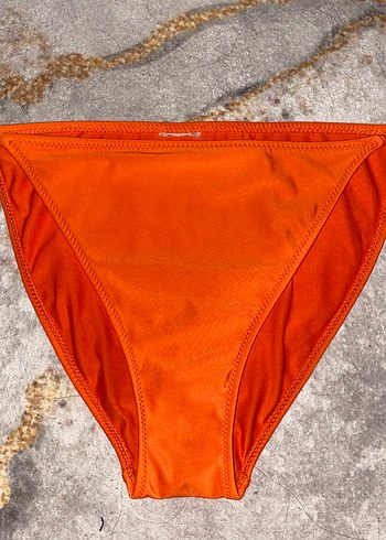 Turuncu Düz Kadın Bikini Takımı