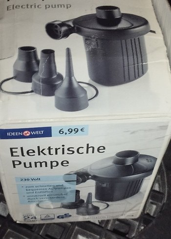IDEENWELT Elektrikli Pompa 230 Volt Siyah