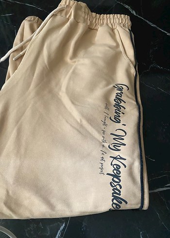 Bej Erkek eşofman - Görsel 4