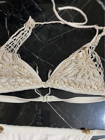 36 Beden ten rengi Renk Bikini takımı