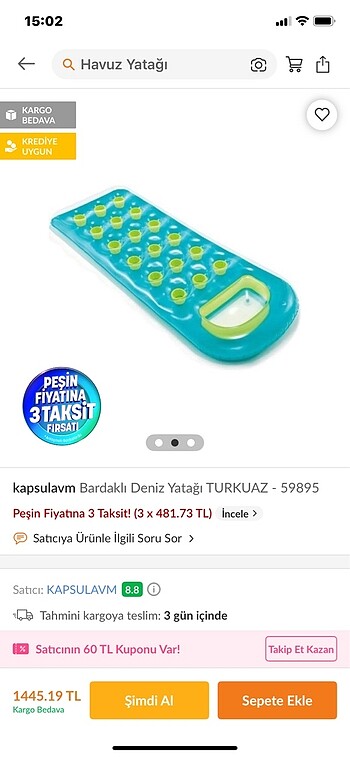  Beden Renk Havuz yatağı