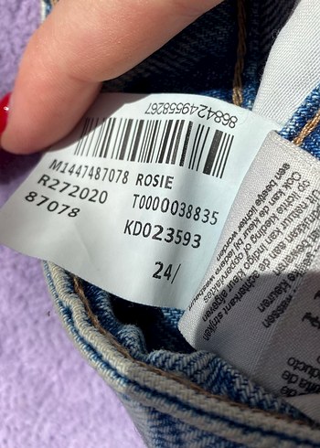 diğer Beden mavi Renk Kadın Mavi Mini Denim Şort