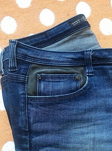m Beden mavi Renk Zara kot pantolon