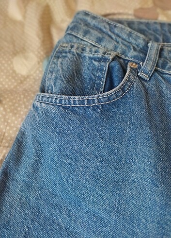 30 Beden mavi Renk Zara Kot pantolon 