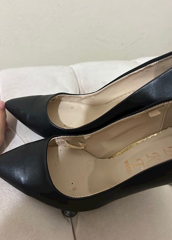 38 Beden siyah Renk Siyah Modern Klasik Stiletto Topuklu Kadın Ayakkabı