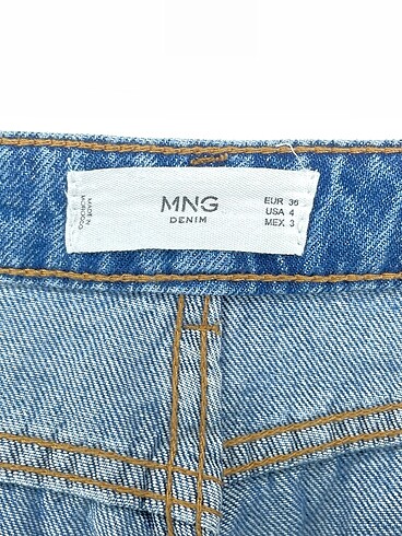 36 Beden mavi Renk Mango Jean / Kot %70 İndirimli.
