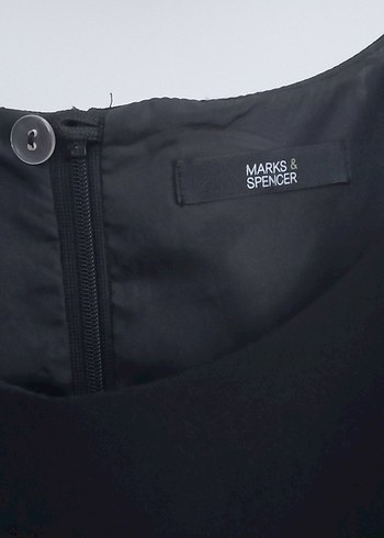 Marks & Spencer Siyah Kolsuz kalem formunda elbise
