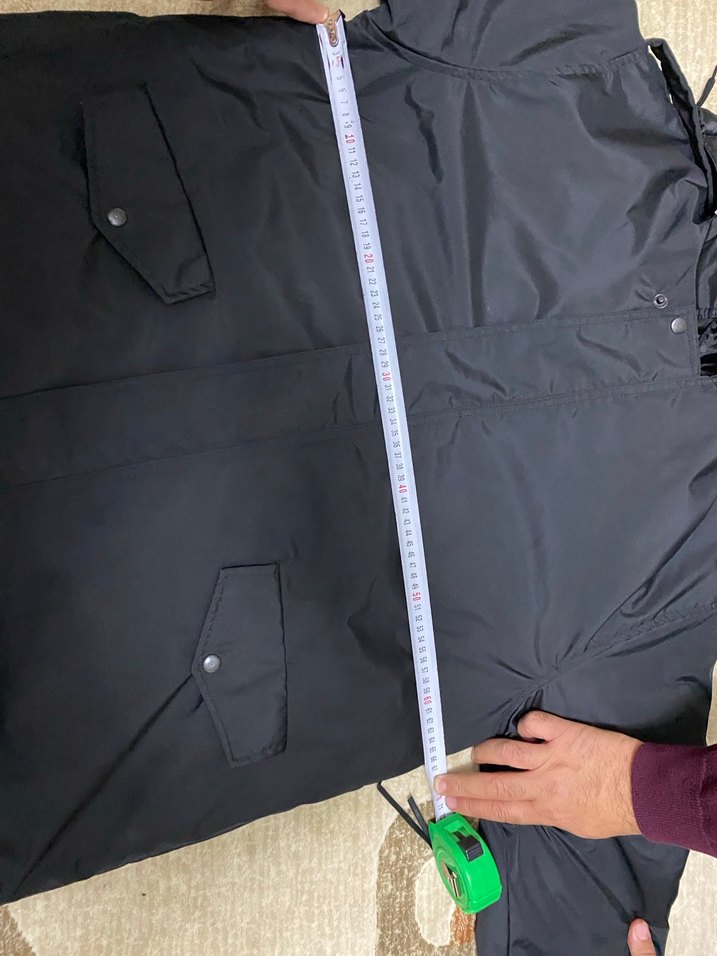 Siyah Fermuarlı Erkek Midi Mont - Görsel 2