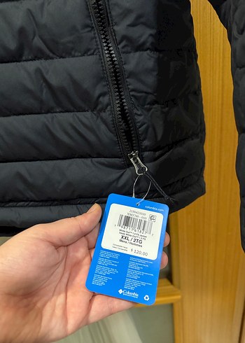 Columbia Siyah Fermuarlı Erkek Mont - Görsel 4