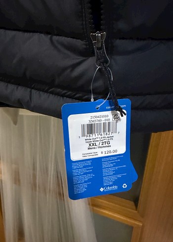 Columbia Siyah Fermuarlı Erkek Mont - Görsel 3