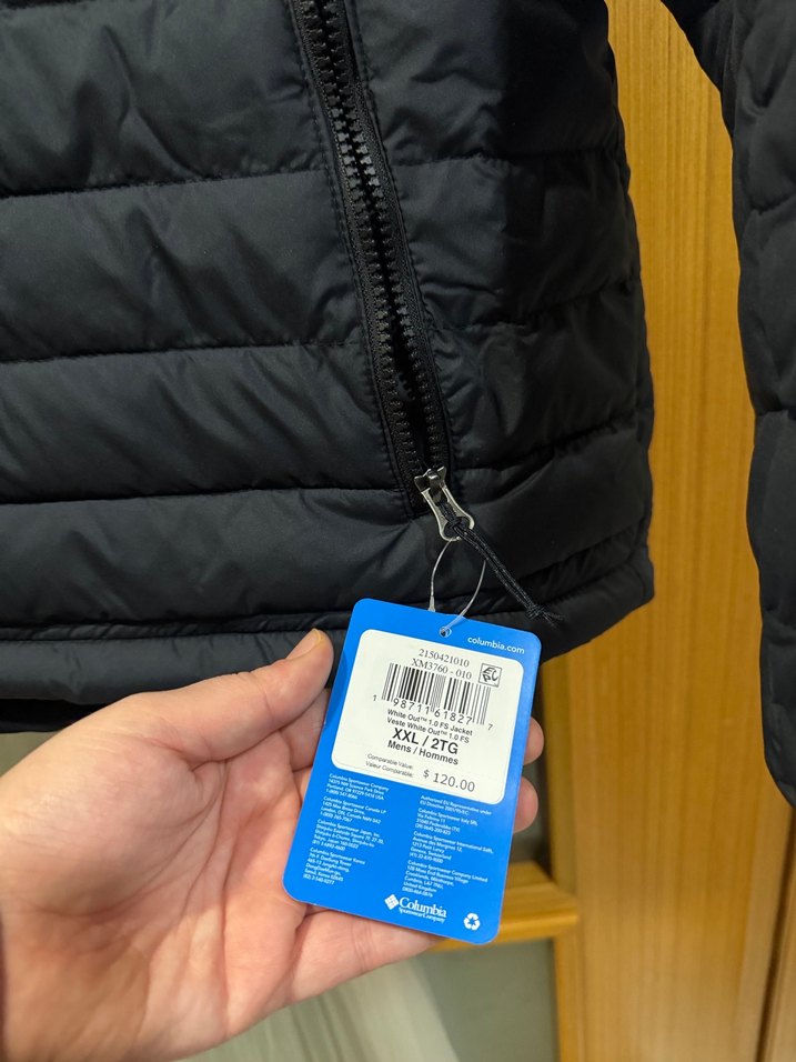 Columbia Siyah Fermuarlı Erkek Mont - Görsel 4