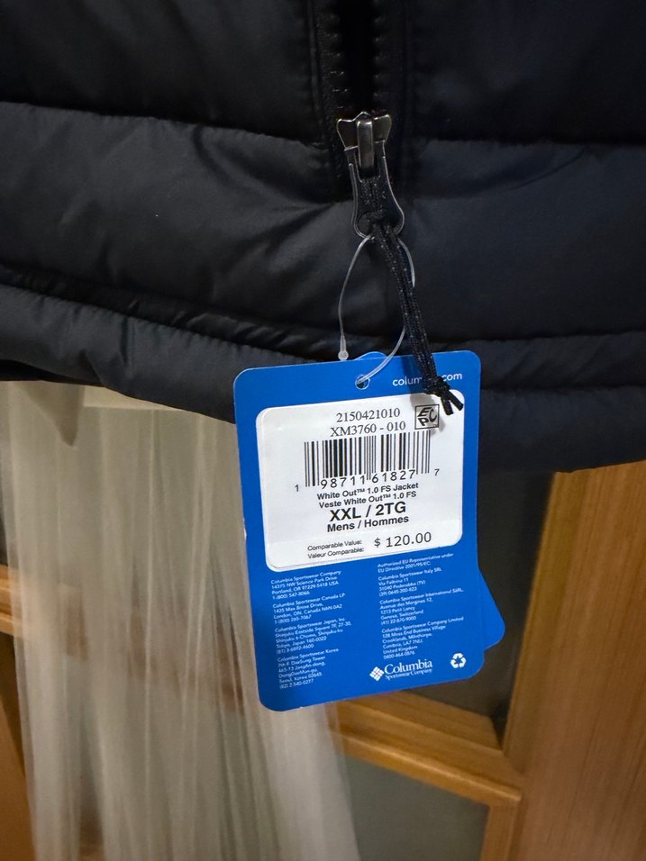 Columbia Siyah Fermuarlı Erkek Mont - Görsel 3