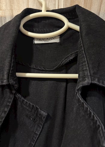 Siyah Kadın Kolsuz Denim Ceket - Görsel 3