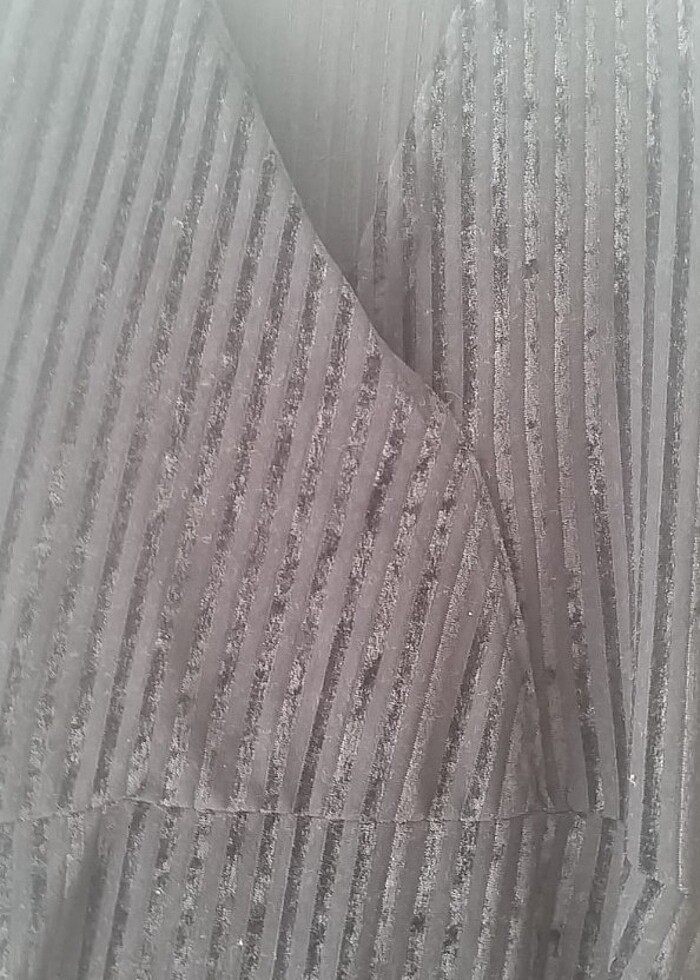 Siyah kadife elbise  - Görsel 3