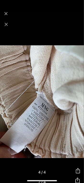 Mango bej pantolon - Görsel 4