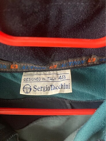 48 Beden Orijinal Sergio Tacchini ceket hırka vintage
