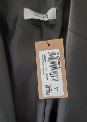 Gusto Suni Deri Ceketli Takım - Görsel 2