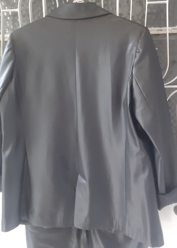 Gusto Suni Deri Ceketli Takım - Görsel 4