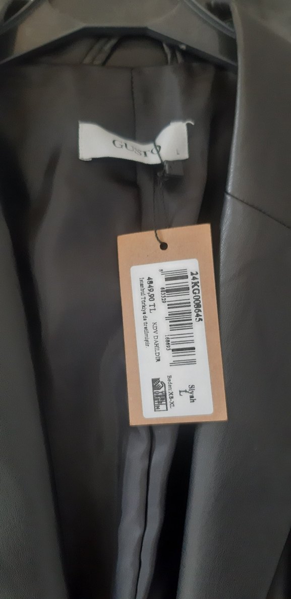 Gusto Suni Deri Ceketli Takım - Görsel 2