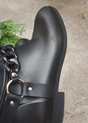 İtalyan marka zincir detaylı kauçuk bot - Görsel 10