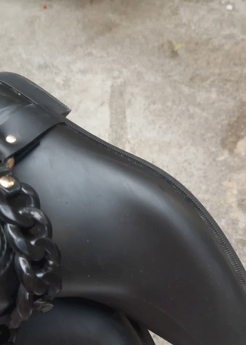 İtalyan marka zincir detaylı kauçuk bot - Görsel 9