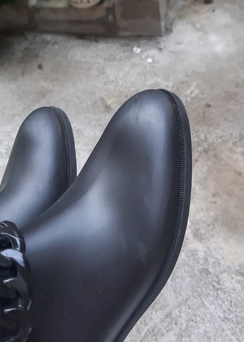 İtalyan marka zincir detaylı kauçuk bot - Görsel 8