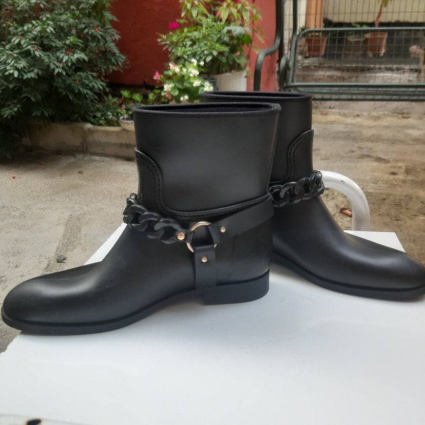 İtalyan marka zincir detaylı kauçuk bot - Görsel 2